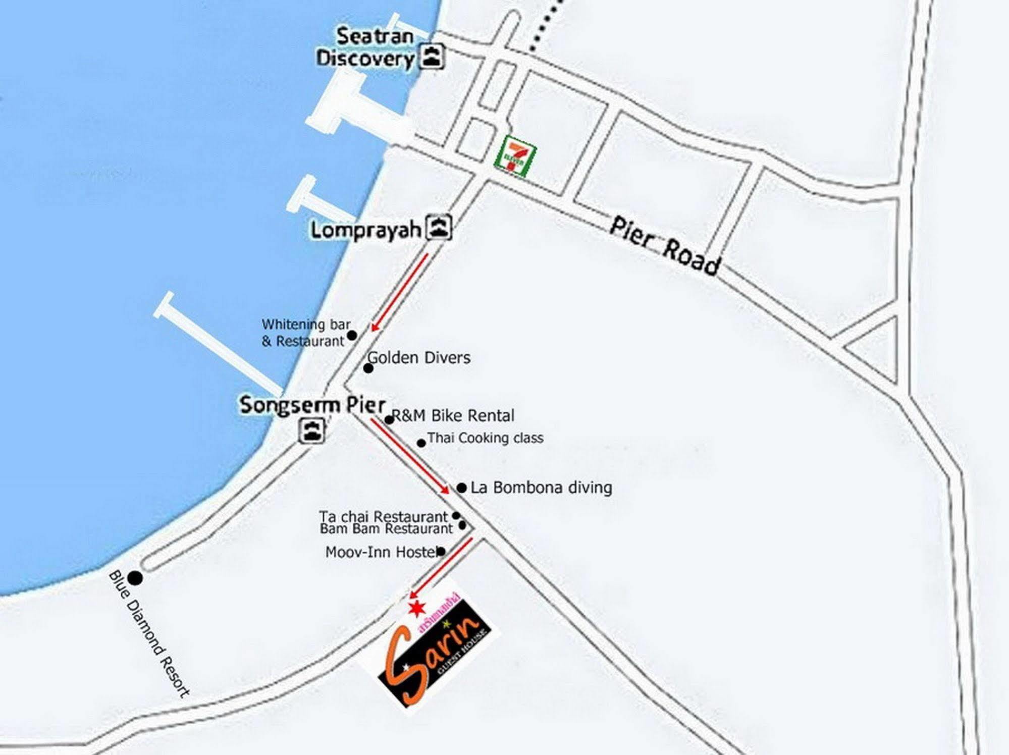 Sarin Guesthouse Ko Tao Ngoại thất bức ảnh